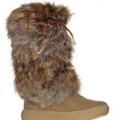 Pajar Winter Boots<Julieta-Eco Women'S Suede And Faux Fur Boot Beige