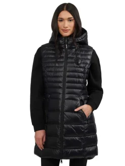 Pajar Lightweight<Keiko Women'S Mid-Length Puffer Vest Black