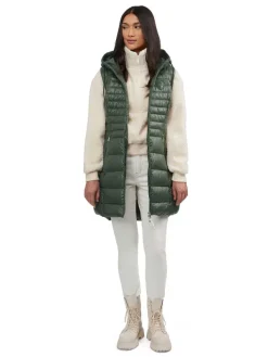 Pajar Lightweight<Keiko Women'S Mid-Length Puffer Vest Olive