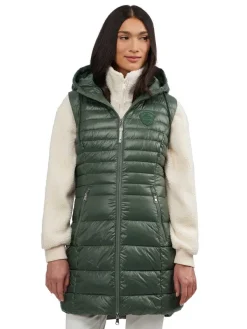 Pajar Lightweight<Keiko Women'S Mid-Length Puffer Vest Olive