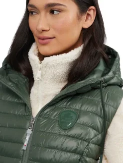Pajar Lightweight<Keiko Women'S Mid-Length Puffer Vest Olive