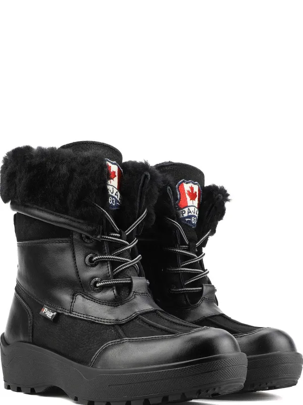 Pajar Ice Gripper<Kelly P Women'S Heritage Boot W/ Ice Grippers Black