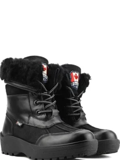 Pajar Heritage Canada Collection<Kelly P Women'S Heritage Boot W/ Ice Grippers Black