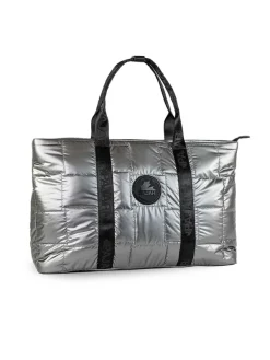 Pajar Bags<Large Puffy Shopper Tote Gunmetal