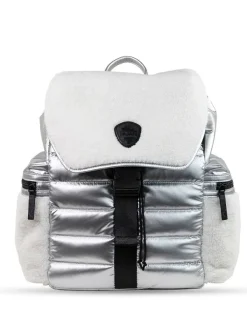 Pajar Fall/Winter<Large Shearling Puffy Backpack Silver