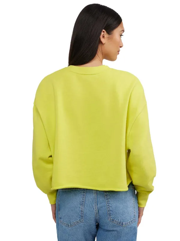 Pajar Tops<Lawson Women'S Oversized Crop Neon Green