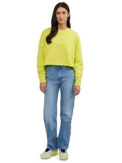 Pajar Tops<Lawson Women'S Oversized Crop Neon Green