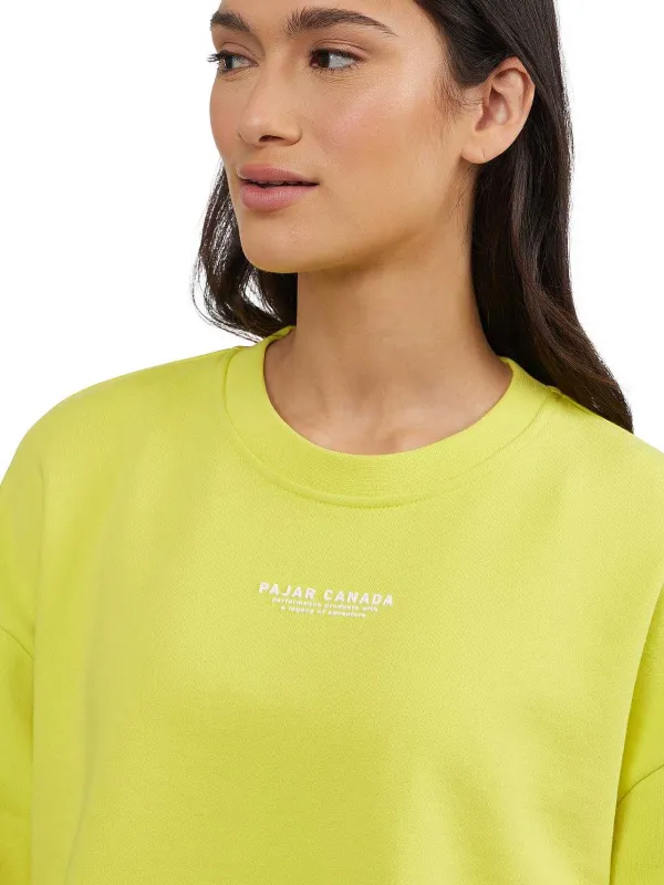 Pajar Tops<Lawson Women'S Oversized Crop Neon Green