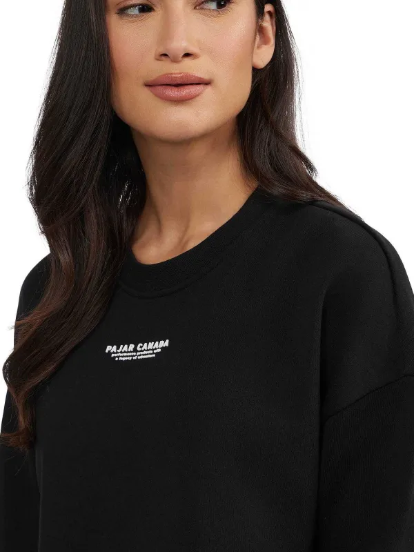 Pajar Tops<Lawson Women'S Oversized Crop Black