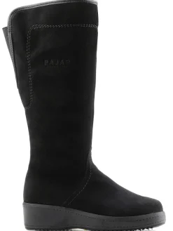 Pajar Winter Boots<Lisa A Suede Women'S Heritage Boot W/ Ice Grippers Black