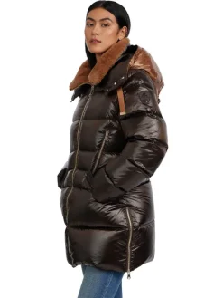 Pajar Puffers<Lyra Women'S Quilted Puffer Jacket Dark Oak