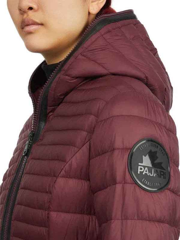 Pajar Puffers<Lyvien Women'S Lightweight Packable Puffer Ox Blood