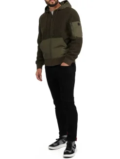 Pajar Fall/Winter<Macalpine Men'S Zip-Up Hoodie Military