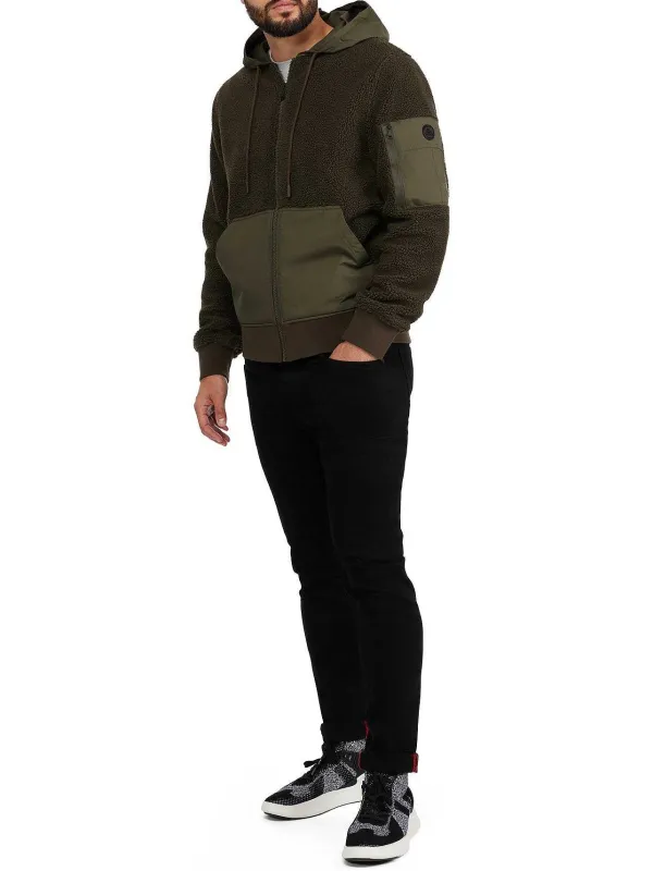 Pajar Fall/Winter<Macalpine Men'S Zip-Up Hoodie Military