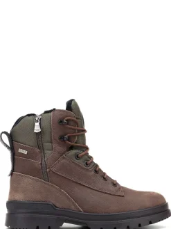 Pajar Casual Boots<Maddox Men'S Casual Boot W/ Ice Grippers Dark Brown/Military