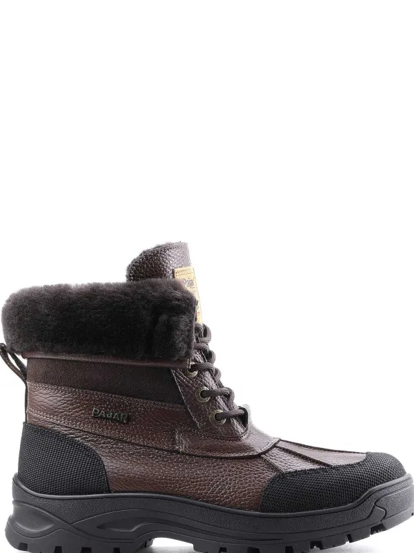 Pajar Ice Gripper<Malcolm Men'S Heritage Boot W/ Ice Grippers Dark Brown