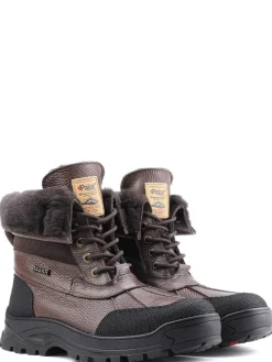 Pajar Ice Gripper<Malcolm Men'S Heritage Boot W/ Ice Grippers Dark Brown