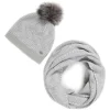 Pajar Scarves<Martha Women'S Hat & Scarf Set Silver