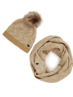 Pajar Hats And Headwear<Martha Women'S Hat & Scarf Set Caramel