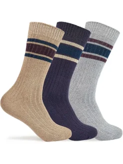 Pajar Fall/Winter<Men'S Crew Heavy Weight Socks 3-Pack Multi