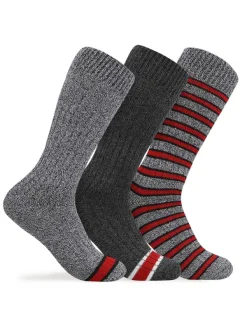 Pajar Fall/Winter<Men'S Crew Heavy Weight Socks 3-Pack Multi