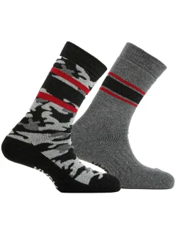 Pajar Socks<Men'S Wool Hiking Crew Socks 2-Pack Black