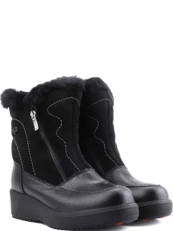 Pajar Ice Gripper<Mia A Women'S Heritage Boot W/ Ice Grippers Black