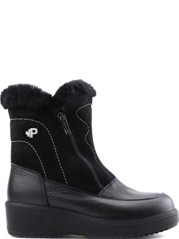 Pajar Ice Gripper<Mia A Women'S Heritage Boot W/ Ice Grippers Black