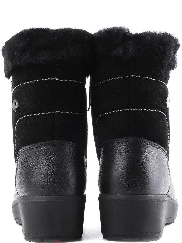Pajar Ice Gripper<Mia A Women'S Heritage Boot W/ Ice Grippers Black