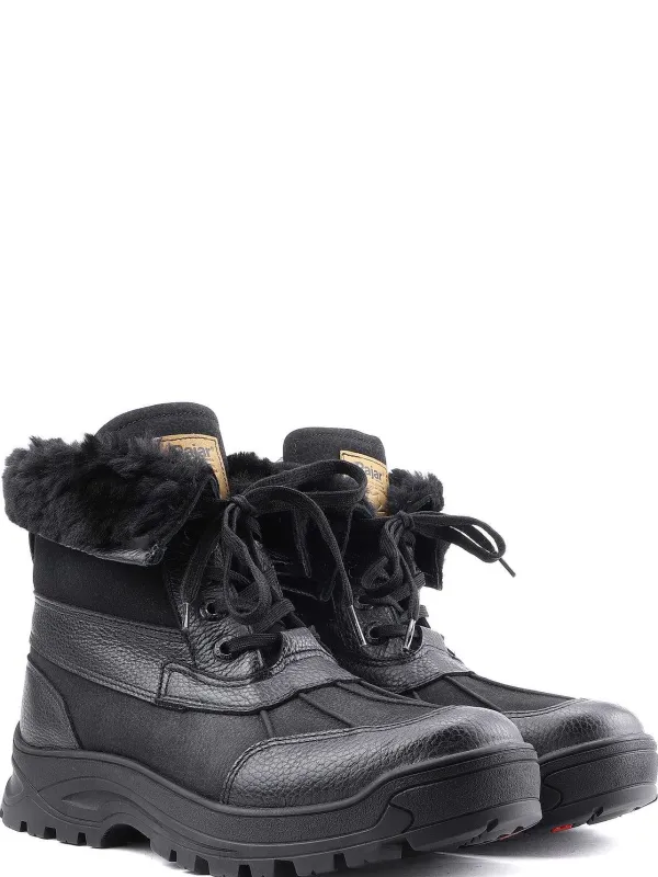 Pajar Ice Gripper<Mike Men'S Heritage Boot W/ Ice Grippers Black