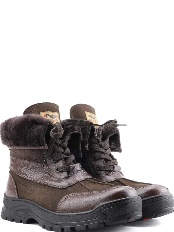 Pajar Heritage Canada Collection<Mike Men'S Heritage Boot W/ Ice Grippers Dark Brown