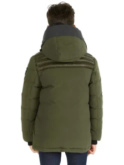 Pajar Jackets<Mikkel Boys' Mixed-Media Parka Military