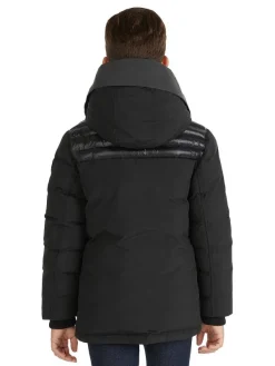 Pajar Jackets<Mikkel Boys' Mixed-Media Parka Black