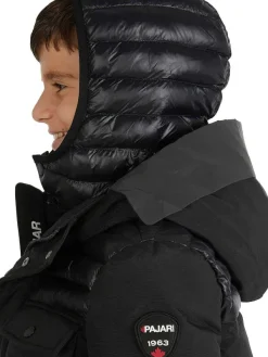 Pajar Jackets<Mikkel Boys' Mixed-Media Parka Black