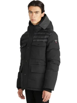 Pajar Parkas<Mikkel Men'S Mixed-Media Parka Black