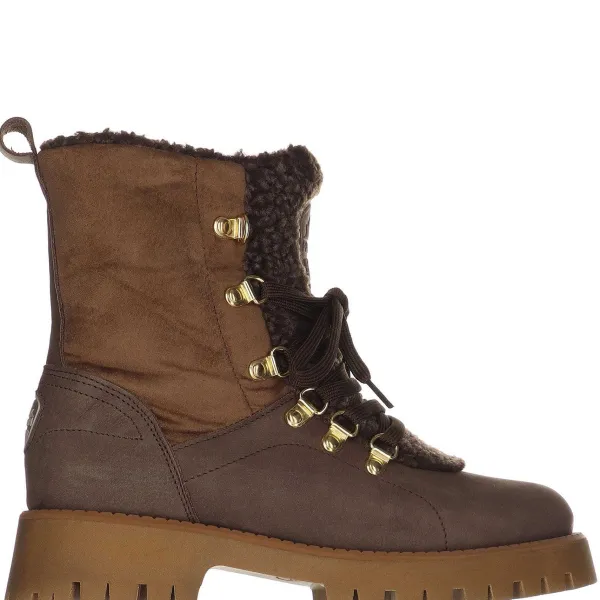 Pajar Casual Boots<Nazare Women'S Lace-Up Boot Chocolate