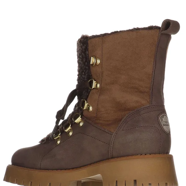 Pajar Casual Boots<Nazare Women'S Lace-Up Boot Chocolate