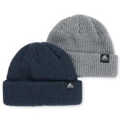 Pajar Fall/Winter<2-Pack Fisherman Hat Set Navy/Grey