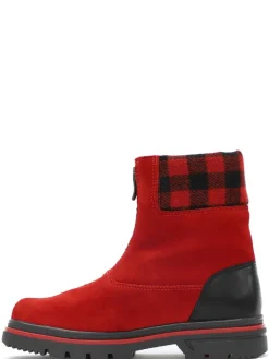 Pajar Heritage Canada Collection<Patch Women'S Heritage Boot W/ Ice Grippers Red/Black