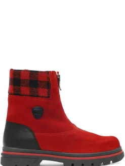 Pajar Casual Boots<Patch Women'S Heritage Boot W/ Ice Grippers Red/Black