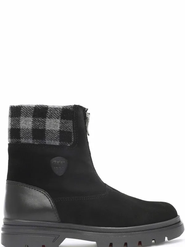 Pajar Heritage Canada Collection<Patch Women'S Heritage Boot W/ Ice Grippers Black/Black