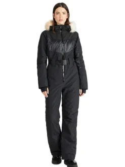 Pajar Ski<Pearl Women'S Ski Jumpsuit W/ Faux Fur Trim Black
