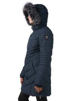 Pajar Puffers<Queens Women'S Quilted Puffer Navy/Silver