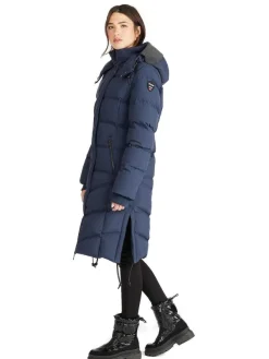Pajar Puffers<Sapphire Women'S Long Puffer Navy