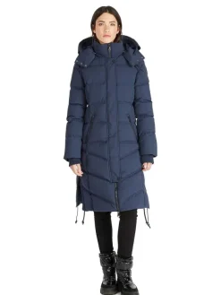 Pajar Puffers<Sapphire Women'S Long Puffer Navy