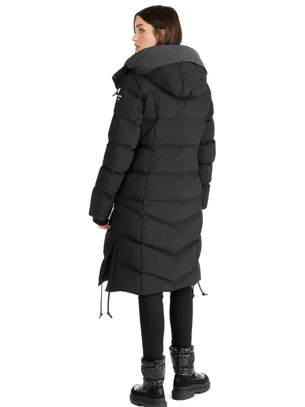 Pajar Puffers<Sapphire Women'S Long Puffer Black