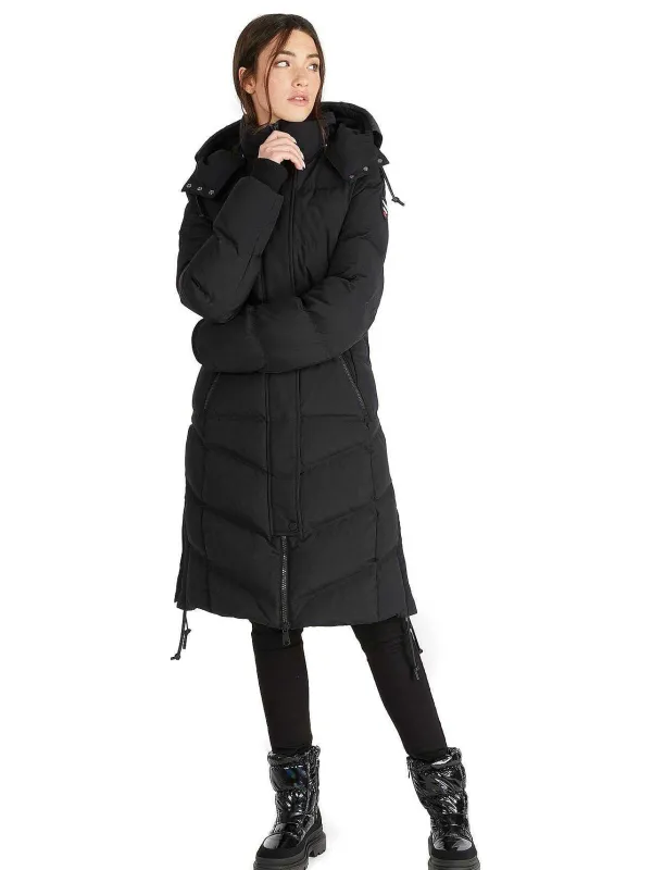 Pajar Puffers<Sapphire Women'S Long Puffer Black