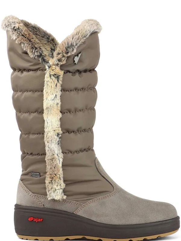 Pajar Winter Boots<Sira Women'S Boot W/ Ice Grippers Taupe