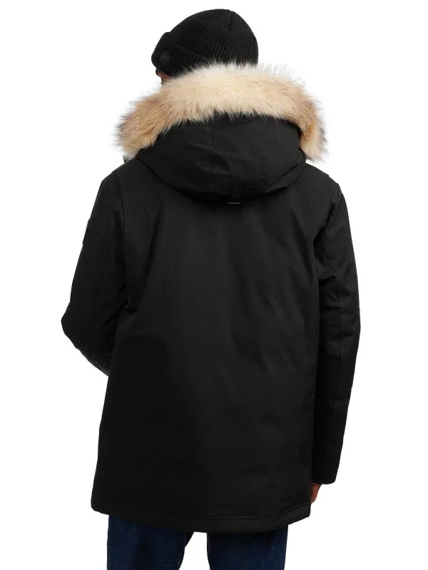Pajar Parkas<Soren Men'S Parka W/Faux Fur Trim Black