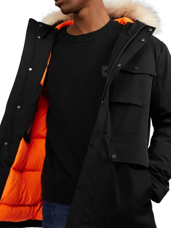 Pajar Parkas<Soren Men'S Parka W/Faux Fur Trim Black